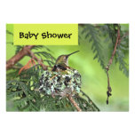 Mother Hummingbird Baby Shower Custom Announcements