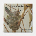 Mother Hummingbird Magnet (Personalize Message)