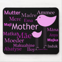 Mother in different languages mousepads by myhome71 Mother in different languages mousepads