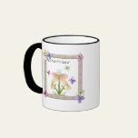 Mother-In-Law Butterfly Flower Mothers Day Gifts Coffee Mug