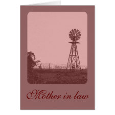 Mother in law card