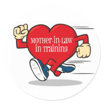 Mother-In-Law in Training Label stickers