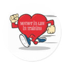 Mother-In-Law in Training Label stickers