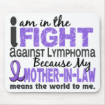 Mother-In-Law Means World To Me H Lymphoma Mouse Pads