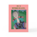 MOTHER-IN-LAW mother's day card card