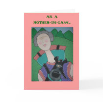 MOTHER-IN-LAW mother's day card