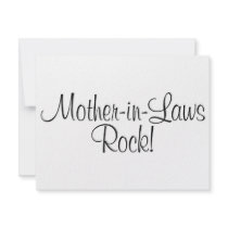 Mother In Laws Rock invitations
