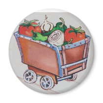 Mother Lode Kitchens  -  Veggie Cart Magnet