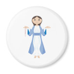 Mother Mary with Rosary magnets
