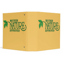 Mother Nature Approved Environmental Binder by earthdayshirtsgifts Mother Nature Approved Environmental Binder