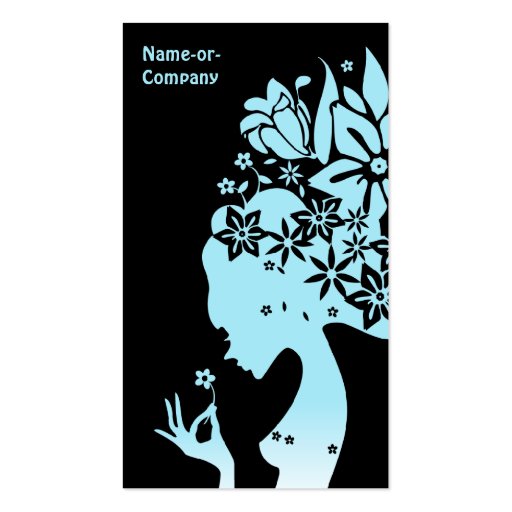 mother nature business card template (back side)