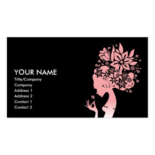 mother nature business card templates (front side)