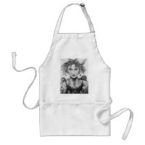 Mother Nature in B/W aprons