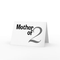 Mother Of 2 Greeting Cards