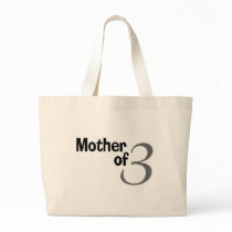 Mother Of 3 Tote Bags