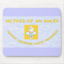 MOTHER OF AN ANGEL mousepads
