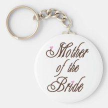 Mother of Bride Classy Browns Key Chains