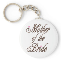 Mother of Bride Classy Browns Key Chains