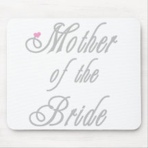 Mother of Bride Classy  Grays Mouse Mat
