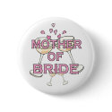 Mother of Bride ID buttons by Aquavel Mother of Bride ID buttons