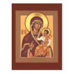 Mother of God of the Seven Lakes Prayer Card Post Card