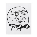 Mother of God Rage Face Comic Meme flyers