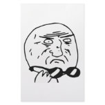 Mother of God Rage Face Comic Meme Custom Stationery