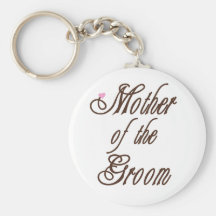Mother of Groom Classy Browns Key Chain
