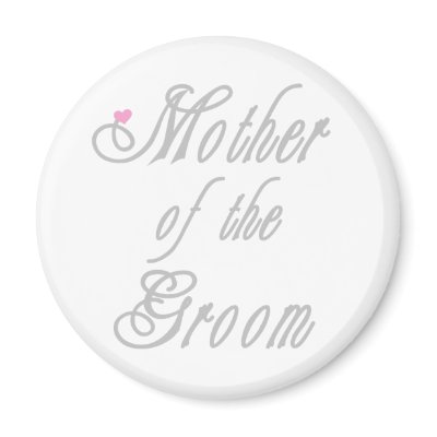 Mother of Groom Classy Grays Magnet