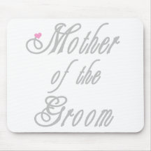 Mother of Groom Classy Grays Mouse Mat