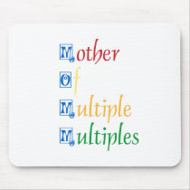 Mother Of Multiple Multiples mousepads by Scrappintwins Mother Of Multiple Multiples mousepads