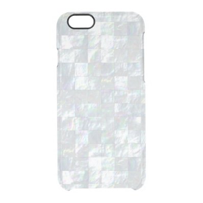 Mother Of Pearl Mosaic Clear iPhone 6/6S Case