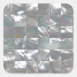 Mother of Pearl Square Sticker