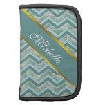 Mother of Pearl Teal ZigZag Planners