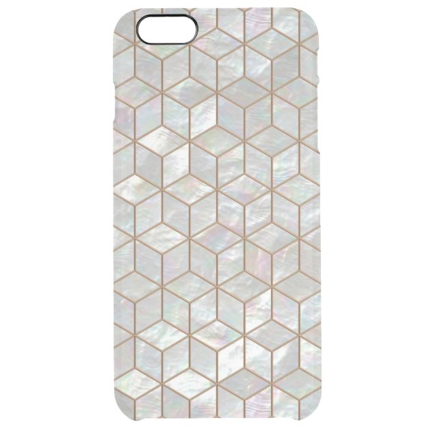 Mother Of Pearl Tiles Uncommon Clearlyâ„¢ Deflector iPhone 6 Plus Case