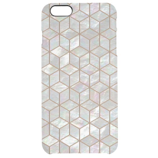 Mother Of Pearl Tiles Uncommon Clearlyâ„¢ Deflector iPhone 6 Plus Case-0