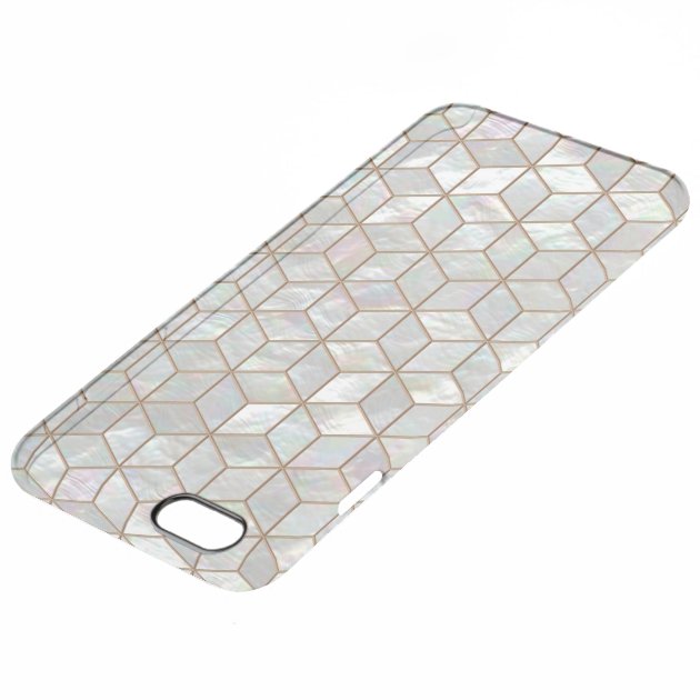 Mother Of Pearl Tiles Uncommon Clearlyâ„¢ Deflector iPhone 6 Plus Case-3