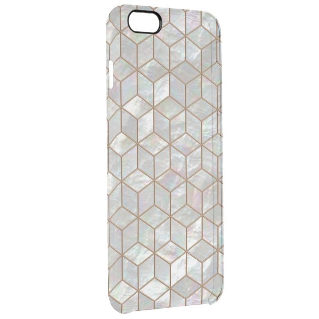 Mother Of Pearl Tiles Uncommon Clearlyâ„¢ Deflector iPhone 6 Plus Case-2