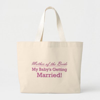 Mother of the Bride Canvas Bag