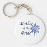 Mother of the Bride Blue Key Chain