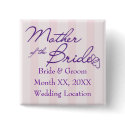 Mother of the Bride Button by twoheartsshoppe Mother of the Bride Button
