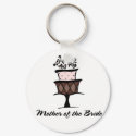 Mother of the Bride Cake keychains