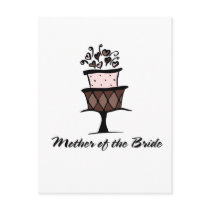 Mother of the Bride Cake postcards
