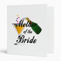 Mother Of The Bride Champagne Toast Binder
