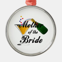 Mother Of The Bride Champagne Toast Ornaments