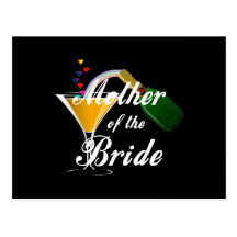 Mother Of The Bride Champagne Toast Post Card