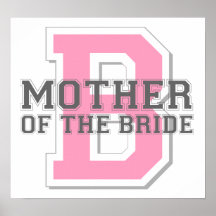 Mother of the Bride Cheer Poster