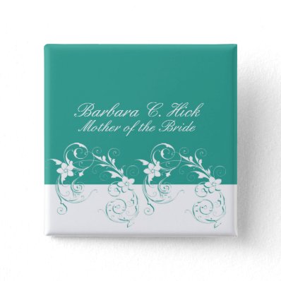 Mother of the Bride Elegant wedding Button