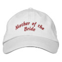 Mother of the Bride Embroidered Hat embroidered hats