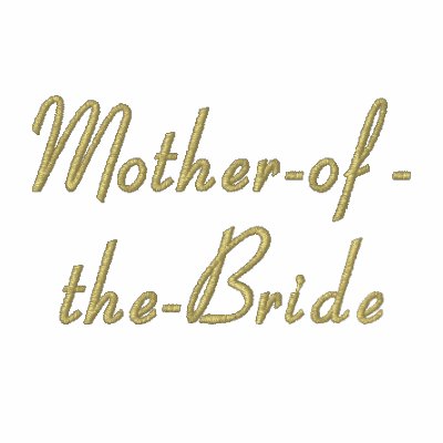 Mother-of-the-Bride - Embroidered Polo Shirt